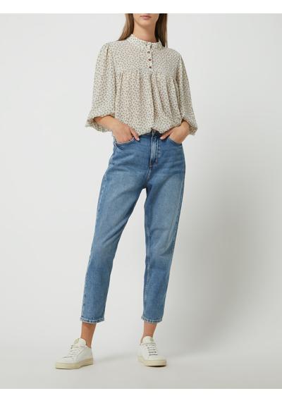 Джинсы Mom Fit с эластичной тканью