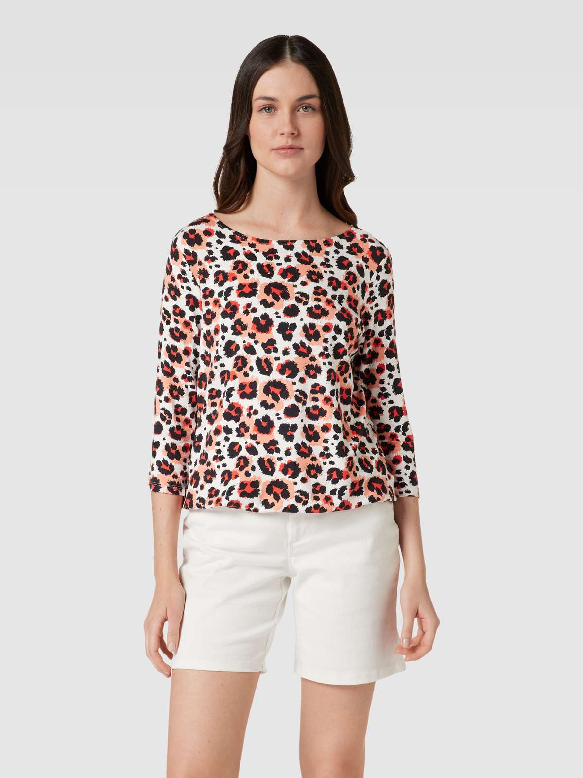 T-Shirt mit Animal-Print