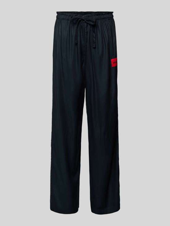 Пижамные штаны из вискозы с деталями лейбла ELLE