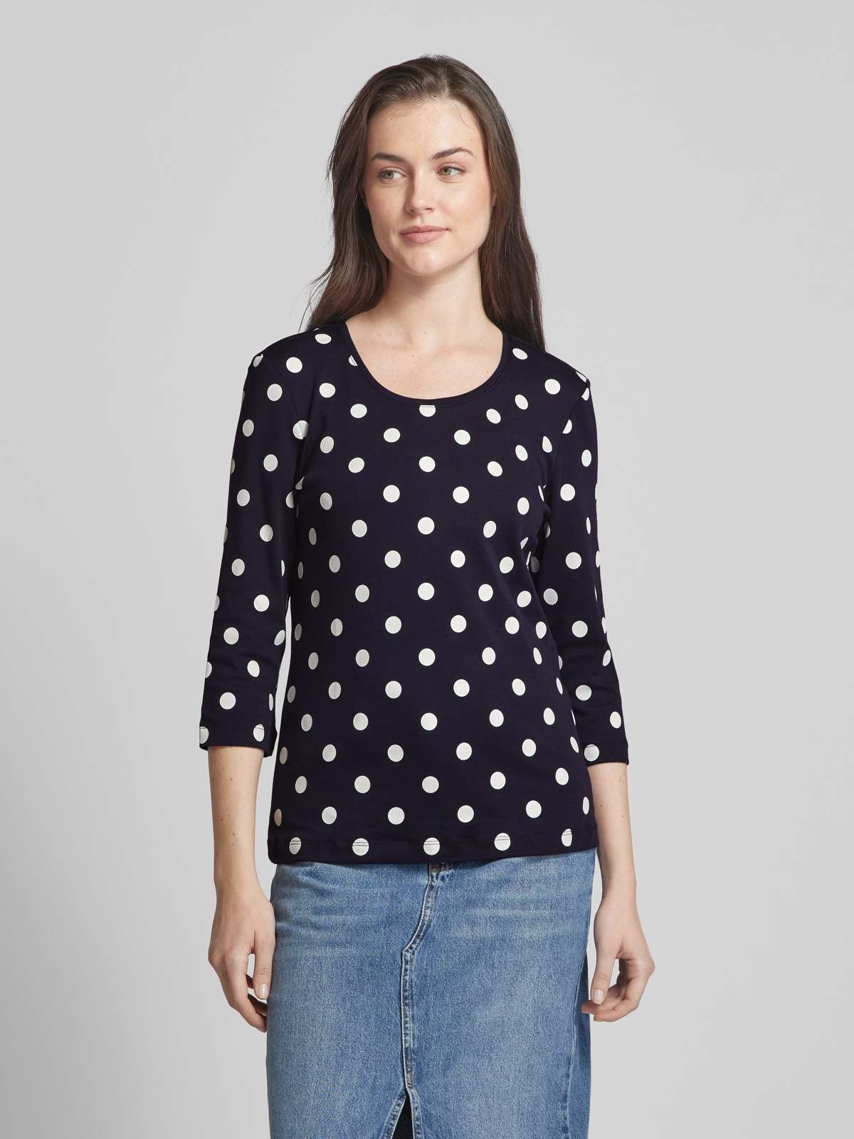 Longsleeve mit Polka Dots