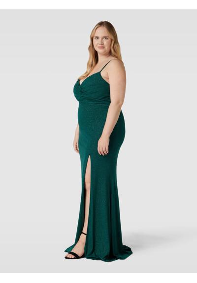 Вечернее платье PLUS SIZE с вырезом в форме сердца