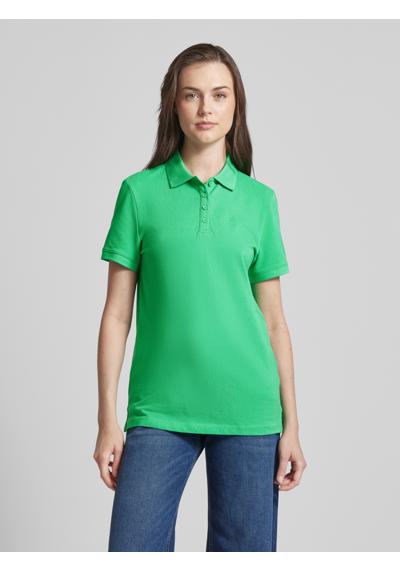 Poloshirt in unifarbenem Design