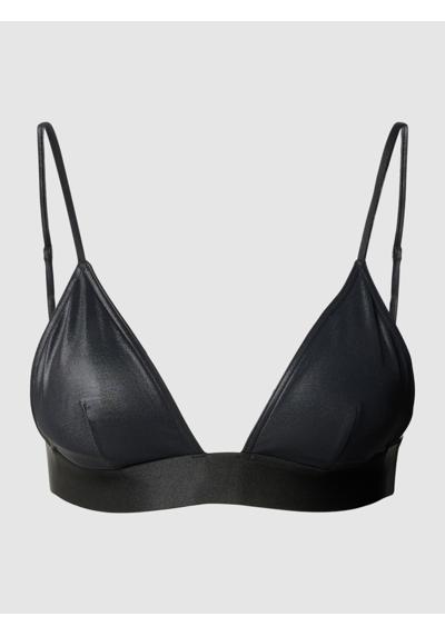 Верх бикини однотонного дизайна CK REFINED