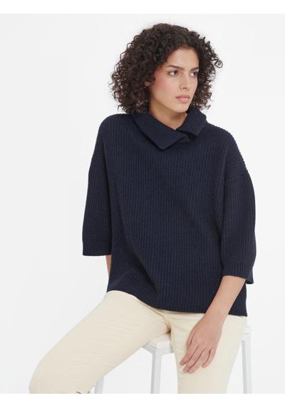 Кашемировый свитер-пончо