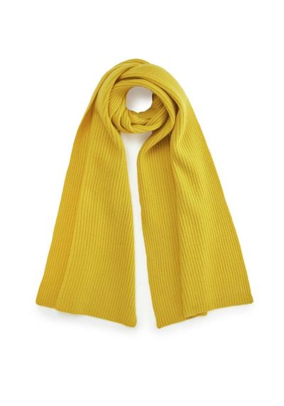 Вязаный шарф из натуральной шерсти и кашемира.